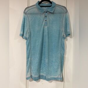 Helix Men's Light Blue Polo Shirt